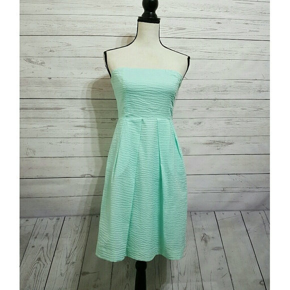 J.Crew Lorelie Strapless Cotton Beach Dress Size 4 - Picture 3 of 8